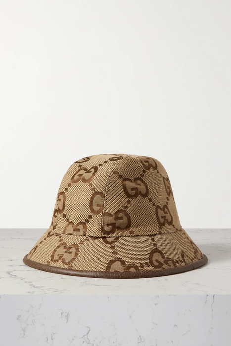 유럽직배송 구찌 GUCCI Cotton-blend canvas-jacquard bucket hat 29419655932619424
