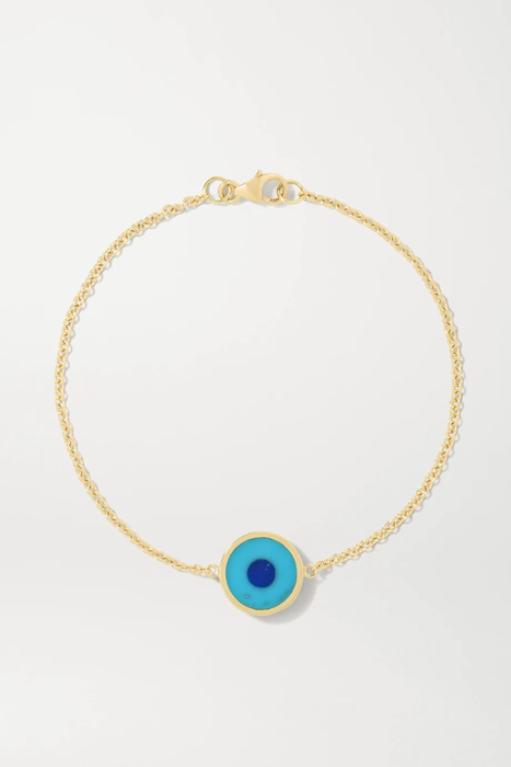 유럽직배송 JENNIFER MEYER Mini Evil Eye 18-karat gold multi-stone bracelet 18706561955901573