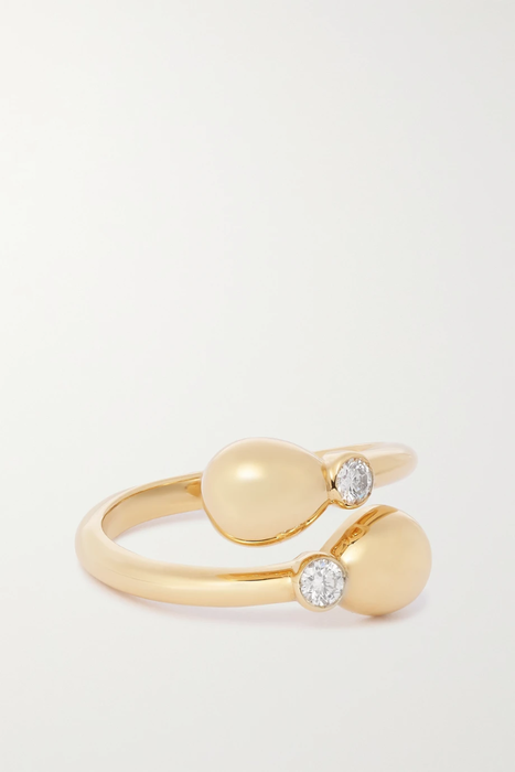 유럽직배송 파베르제 반지 FABERGÉ Essence 18-karat gold, diamond and ruby ring 16114163150578530