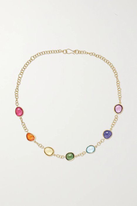 유럽직배송 피파스몰 목걸이 PIPPA SMALL 18-karat gold multi-stone necklace 16114163150534108