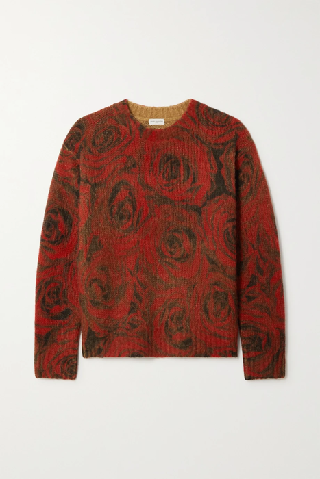 유럽직배송 드리스반노튼 DRIES VAN NOTEN Tibba floral-print merino wool-blend sweater 13452677153248989
