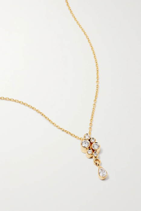 유럽직배송 소피빌리브라헤 목걸이 SOPHIE BILLE BRAHE Splash Diamant 18-karat gold diamond necklace 10163292708173503