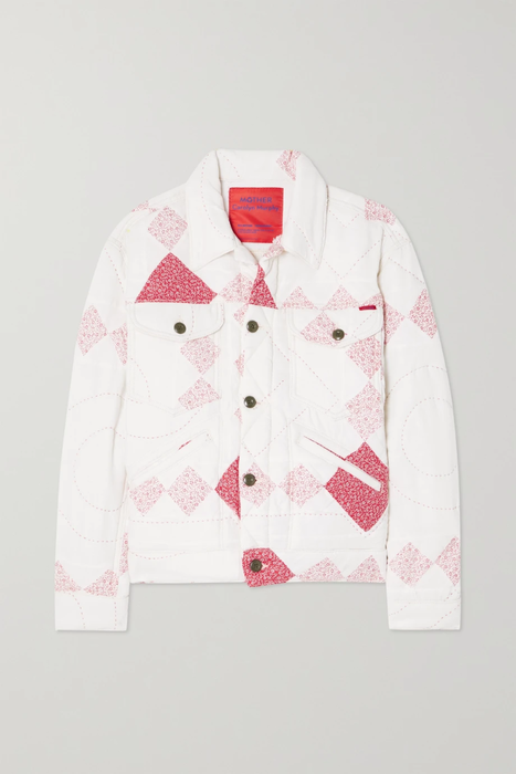 유럽직배송 마더 자켓 MOTHER + NET SUSTAIN + Carolyn Murphy Mountain Drifter quilted patchwork cotton-voile jacket 24772899113366038