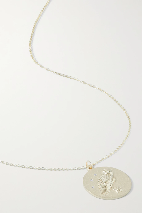 유럽직배송 STAR ANIMAL SUNDAYS Whale 10-karat gold multi-stone necklace 25185454456277690