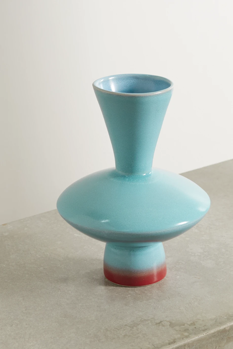 유럽직배송 MARLOE MARLOE Stevie ombré glazed ceramic vase 18706561956167088