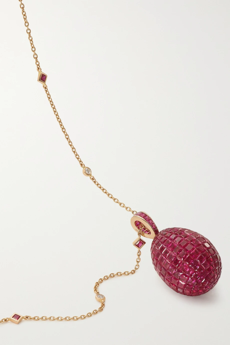 유럽직배송 파베르제 목걸이 FABERGÉ Imperial 18-karat gold, ruby and diamond necklace 13452677151503711