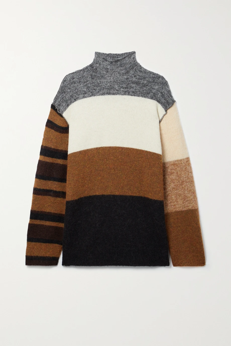 유럽직배송 아크네스튜디오 스웨터 ACNE STUDIOS Striped wool-blend turtleneck sweater 24772899113117615