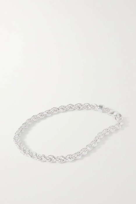 유럽직배송 LOREN STEWART XXL Rope silver necklace 10163292707757728