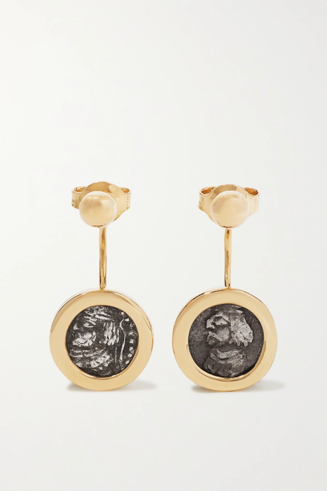유럽직배송 두비니 귀걸이 DUBINI 18-karat gold and silver earrings 11452292644866220