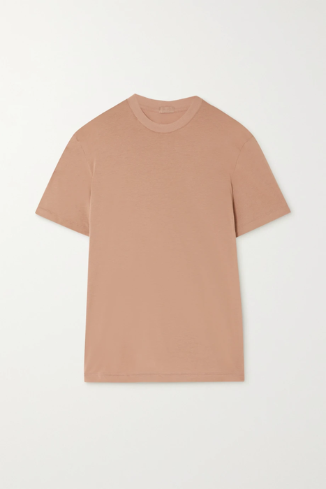 유럽직배송 SKIMS Boyfriend stretch-modal and cotton-blend jersey T-shirt - Sienna 13452677153462244