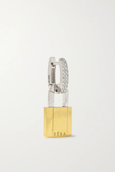 유럽직배송 이이알에이 싱글 귀걸이 EÉRA Big Lock white gold diamond single earring 16114163150877682