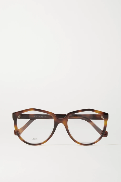 유럽직배송 로에베 LOEWE Round-frame tortoiseshell acetate optical glasses 24768216127710176