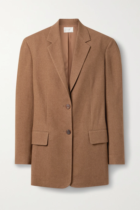 유럽직배송 더로우 THE ROW Stonna oversized silk and cashmere-blend blazer 17266703523579566