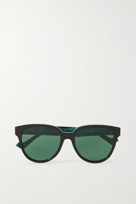 유럽직배송 구찌 GUCCI EYEWEAR Generation round-frame acetate sunglasses 15546005222036954