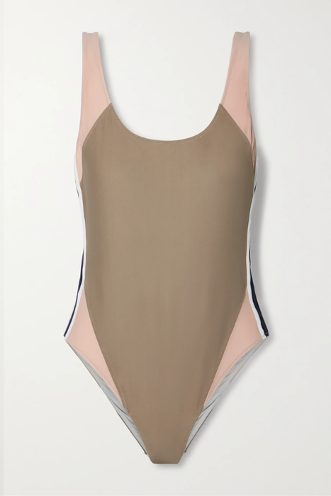 유럽직배송 더업사이드 THE UPSIDE Claudina color-block recycled swimsuit 24772899113554583
