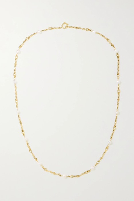 유럽직배송 스피넬리 킬콜린 목걸이 SPINELLI KILCOLLIN Gravity 18-karat gold pearl necklace 15546005221913482