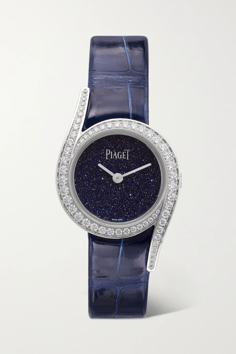유럽직배송 피아제 PIAGET Limelight Gala Limited Edition 26mm 18-karat white gold, alligator and diamond watch 22527730565780797