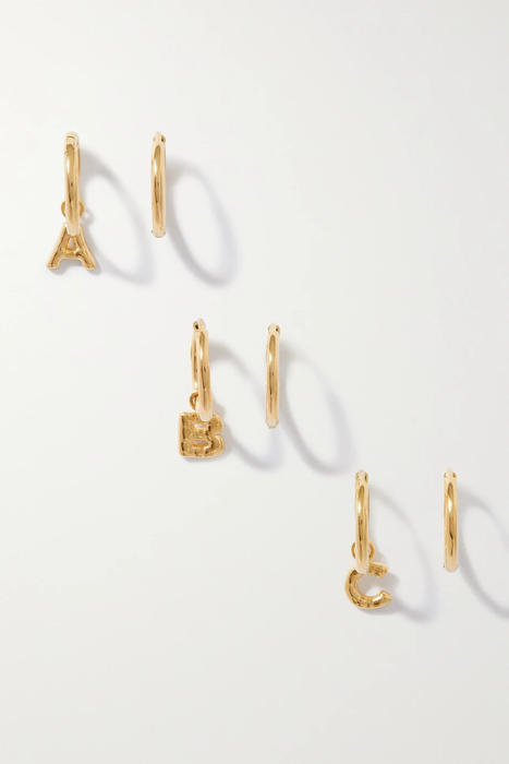 유럽직배송 컴플리티드워크 귀걸이 COMPLETEDWORKS Classicworks gold-plated hoop earrings 24062987016819756