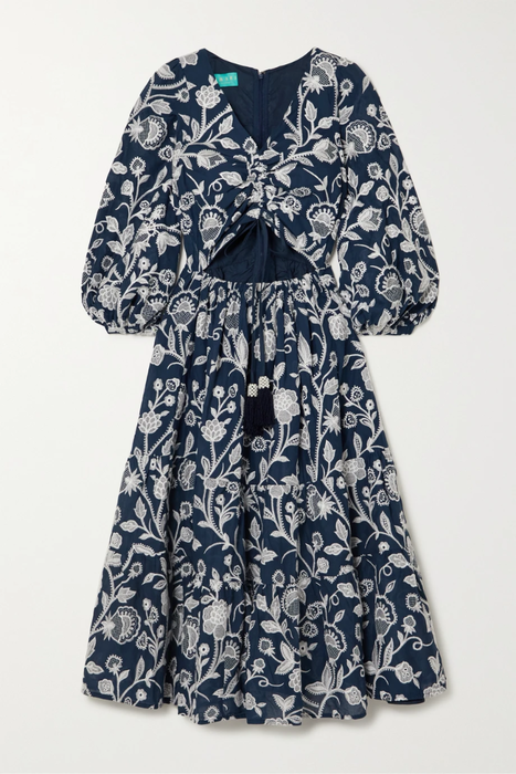 유럽직배송 웨이마리 원피스 WAIMARI + NET SUSTAIN Emanuelle cutout embroidered cotton midi dress 27086482324409749