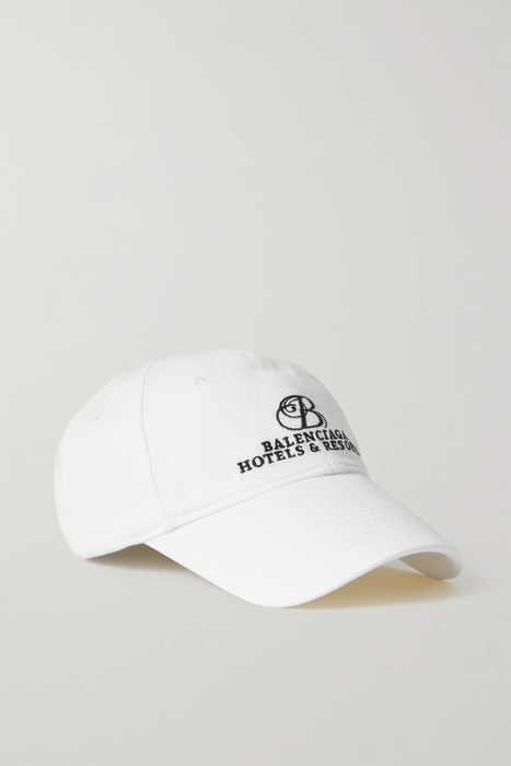 유럽직배송 발렌시아가 BALENCIAGA Embroidered cotton-twill baseball cap 6630340696601489
