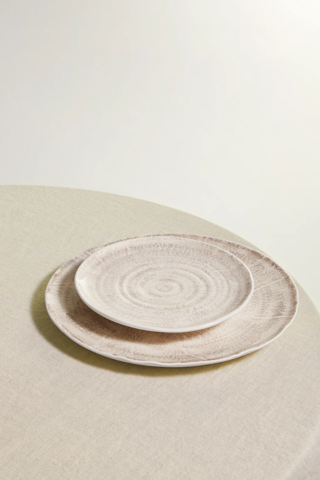 유럽직배송 브루넬로쿠치넬리 BRUNELLO CUCINELLI Set of two glazed ceramic plates 13452677150094129