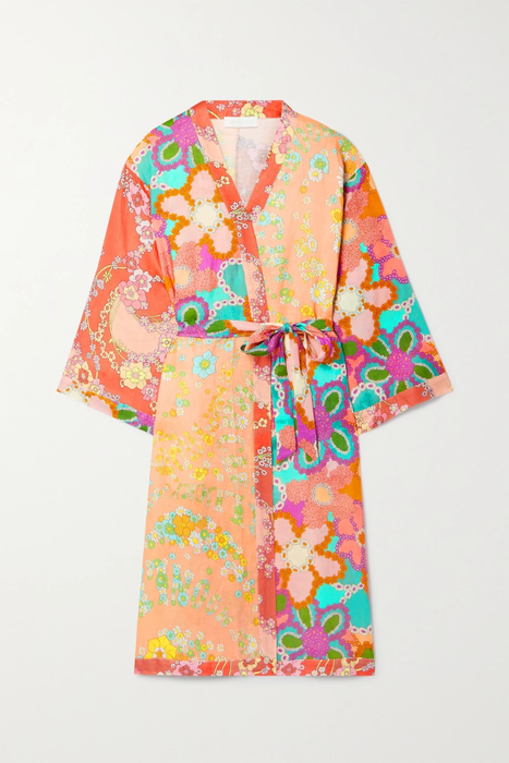 유럽직배송 짐머만 ZIMMERMANN Lola patchwork floral-print linen robe 24772899113572077