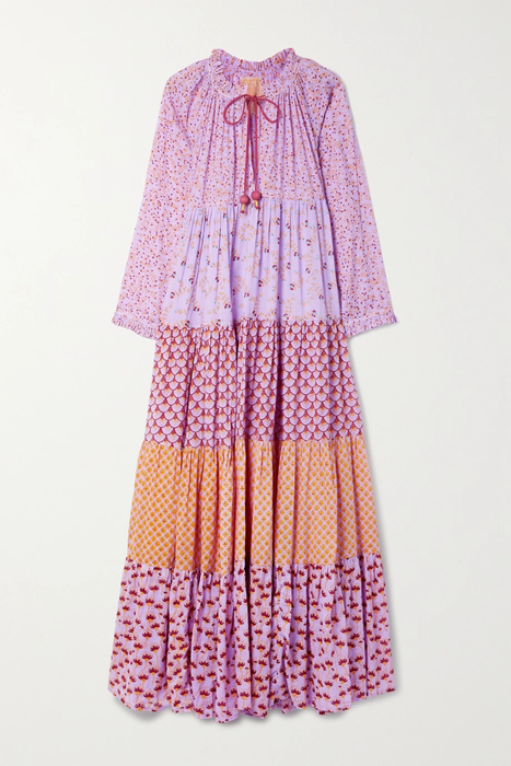 유럽직배송 YVONNE S Hippy tiered printed cotton-voile maxi dress 27086482324418657