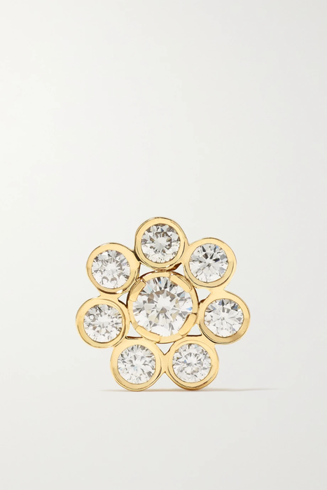 유럽직배송 소피빌리브라헤 귀걸이 SOPHIE BILLE BRAHE Bellis 18-karat gold diamond single earring 24062987016588433