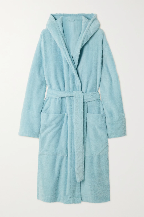 유럽직배송 테클라 로브 TEKLA Hooded organic cotton-blend terry robe 25185454455733340