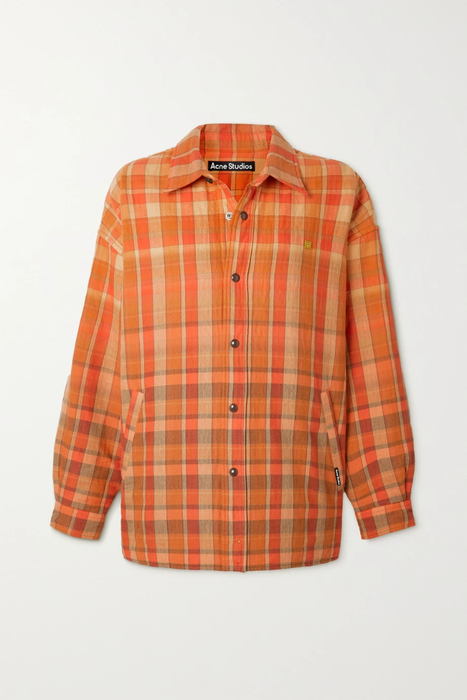 유럽직배송 아크네스튜디오 셔츠 ACNE STUDIOS Oversized padded organic cotton-flannel shirt 24772899113121443