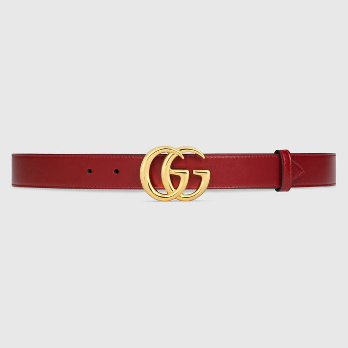 유럽직배송 구찌 GUCCI Gucci GG Marmont belt with shiny buckle 4145160YA0G6420