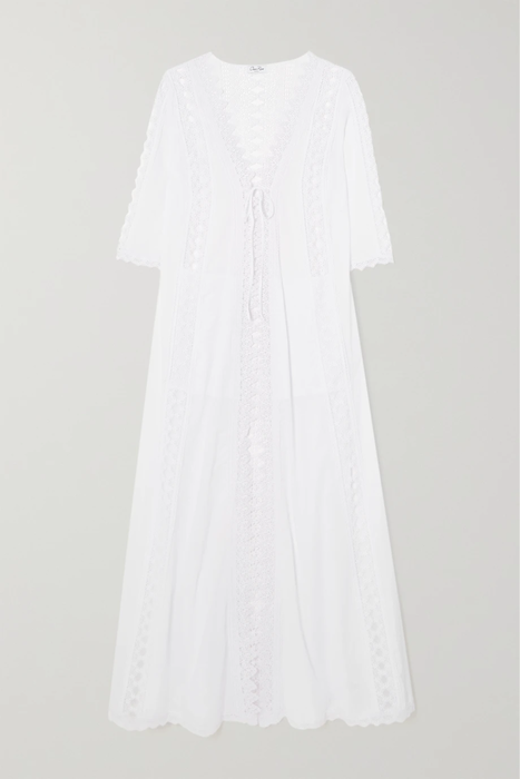 유럽직배송 CHARO RUIZ Ali guipure lace and cotton-blend voile robe 27086482324433900