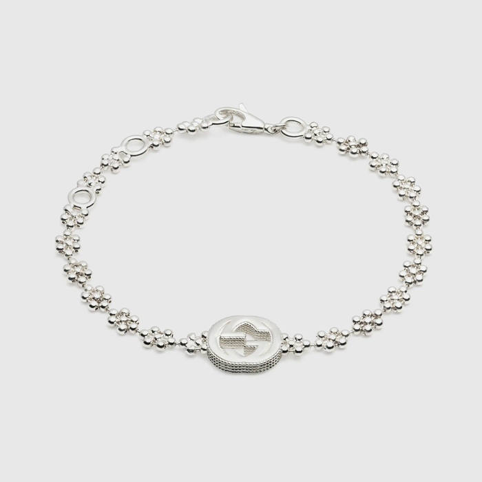 유럽직배송 구찌 GUCCI Gucci Interlocking G bracelet in silver 481687J84008106