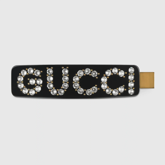 유럽직배송 구찌 GUCCI Gucci - Crystal Gucci single hair clip  513986I47728519