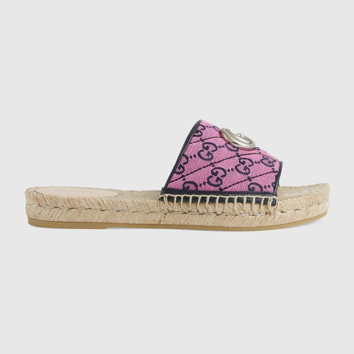 유럽직배송 구찌 GUCCI Gucci GG Multicolour espadrille sandal 6636782UZO05292