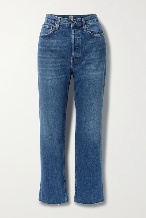유럽직배송 토템 청바지 TOTÊME Classic high-rise straight-leg organic jeans 25185454456195473