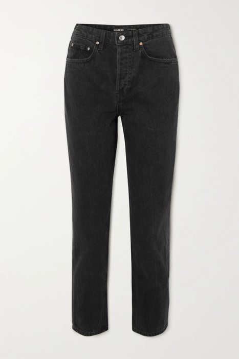 유럽직배송 걸프렌드 청바지 GRLFRND Karolina cropped high-rise straight-leg jeans 33258524072645132