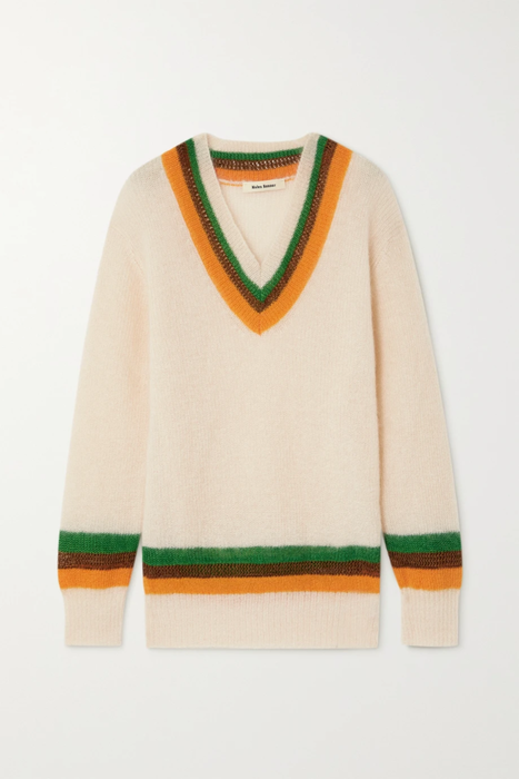 유럽직배송 웨일스보너 스웨터 WALES BONNER Saint striped mohair-blend sweater 24772899113271540