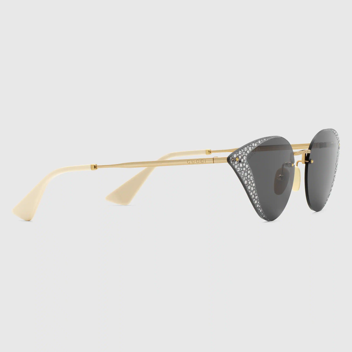 유럽직배송 구찌 GUCCI Gucci Geometric sunglasses with crystals 663741I33308012