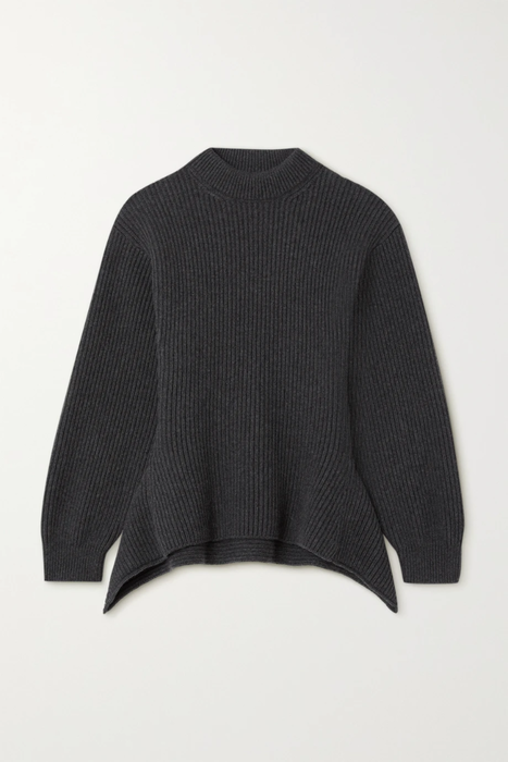 유럽직배송 알라이아 스웨터 ALAÏA Ribbed wool and cashmere-blend sweater 31840166391939767