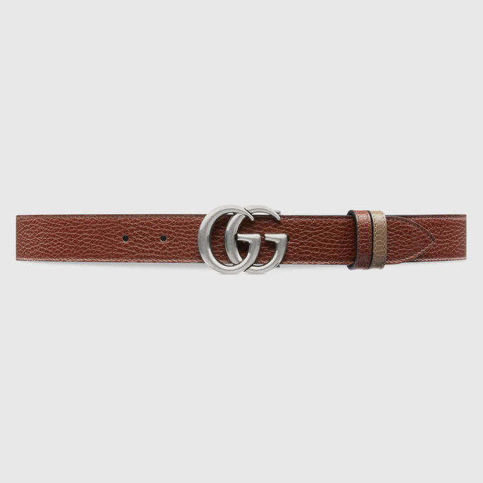 유럽직배송 구찌 GUCCI Gucci GG Marmont reversible thin belt 643847CAO2N6780