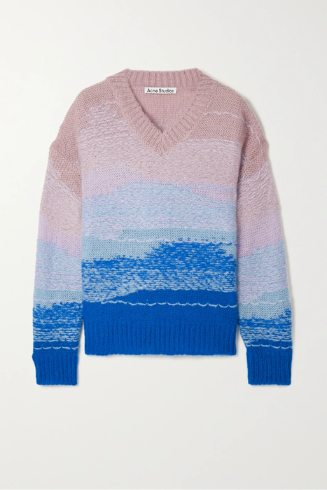 유럽직배송 아크네스튜디오 스웨터 ACNE STUDIOS Ombré knitted sweater 24772899113146780