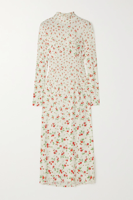 유럽직배송 파코라반 PACO RABANNE Paneled floral-print stretch-jersey maxi dress 11452292646926881