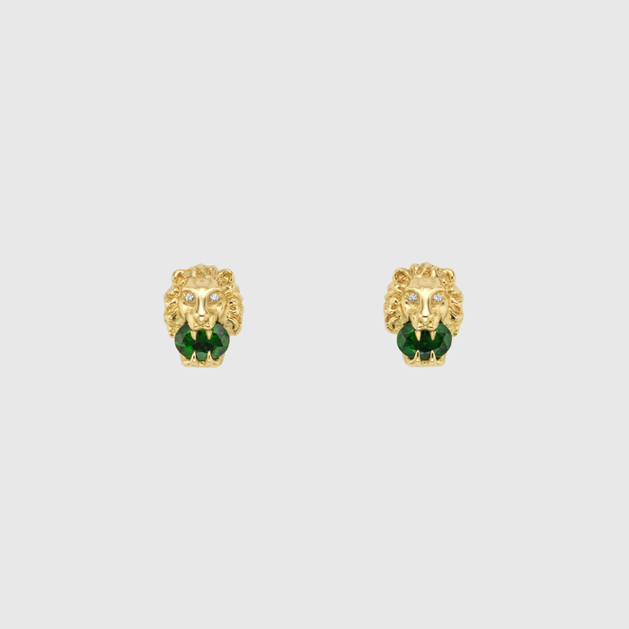 유럽직배송 구찌 GUCCI Gucci Yellow gold lion head earrings 609866J45868067