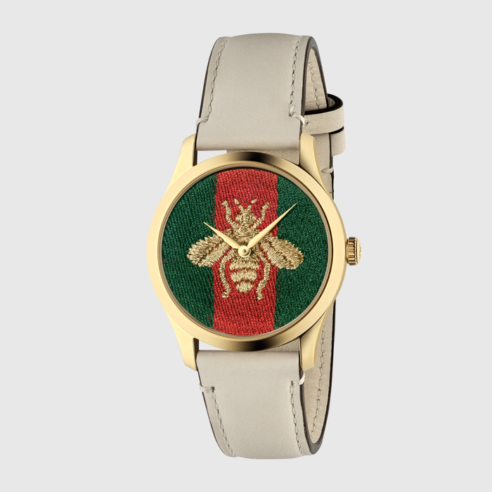 유럽직배송 구찌 GUCCI Gucci G-Timeless watch, 38mm 584154I86A08505