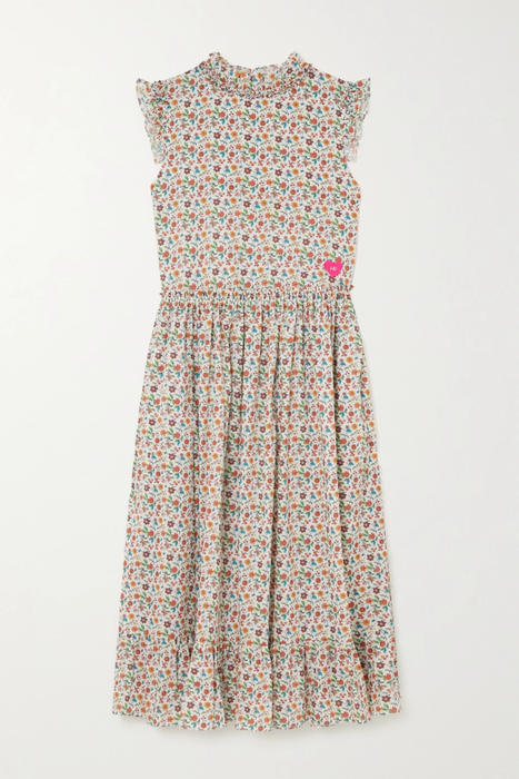 유럽직배송 HORROR VACUI Kristina ruffled floral-print cotton-poplin midi dress 31840166392253707