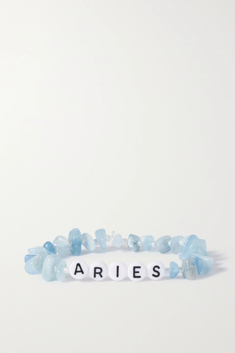 유럽직배송 TBALANCE CRYSTALS Aries aquamarine and enamel bracelet 36856120585264439