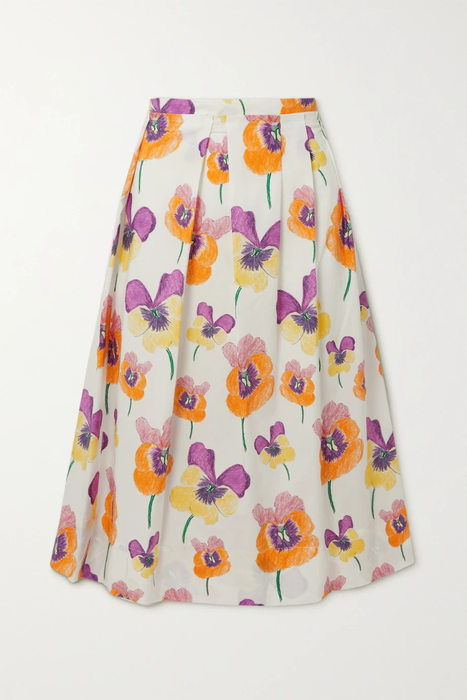 유럽직배송 마르니 스커트 MARNI Floral-print cotton-poplin midi skirt 25185454456035655