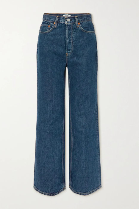 유럽직배송 리던 청바지 RE/DONE + NET SUSTAIN 70s Ultra High Rise Wide Leg frayed jeans 27086482322957020