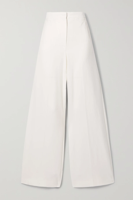 유럽직배송 막스마라 MAX MARA Orsola stretch cotton-blend wide-leg pants 25185454456085749